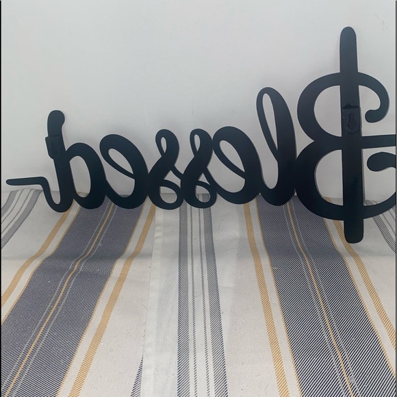 Fall Decor,Blessed,Wall decor,Metal blessed word - Picture 2 of 3